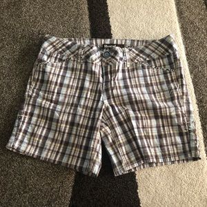Rewind bermuda plaid shorts